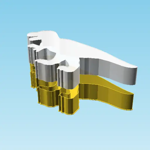 Dinosaur Icon 0046, nestable box (v2)