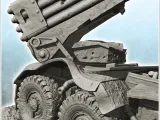 Sovyet Rus BMP21 Grad roketatar kamyonunun karkası-8