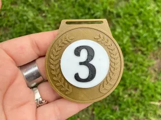 medalla puesto 3 bronce