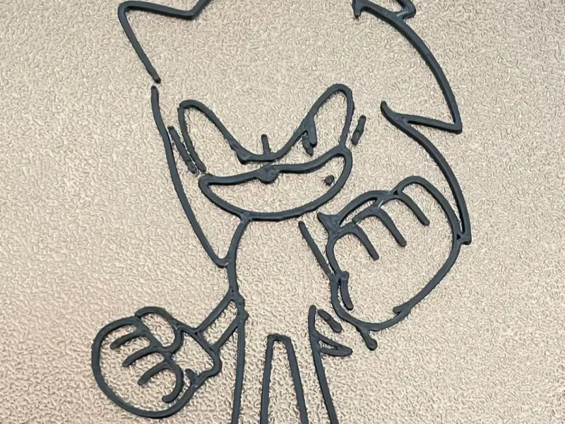 Wall art Sonic