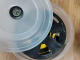 Large container drying filament in round pots with silica-4
