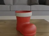 Santa Boot Planter Candy Container 3D Model STL-2