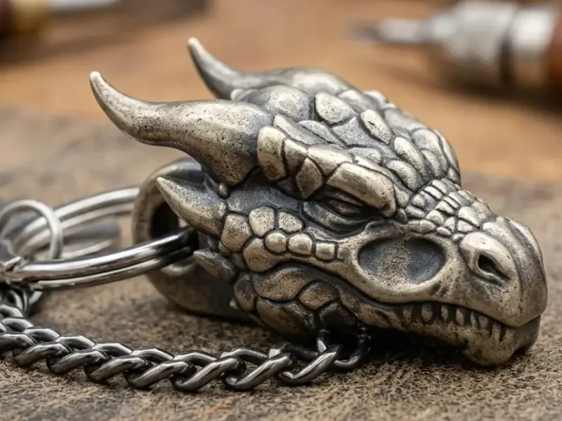 Llavero llaves dragón
