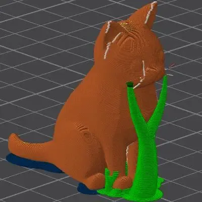 realistic sitting cat