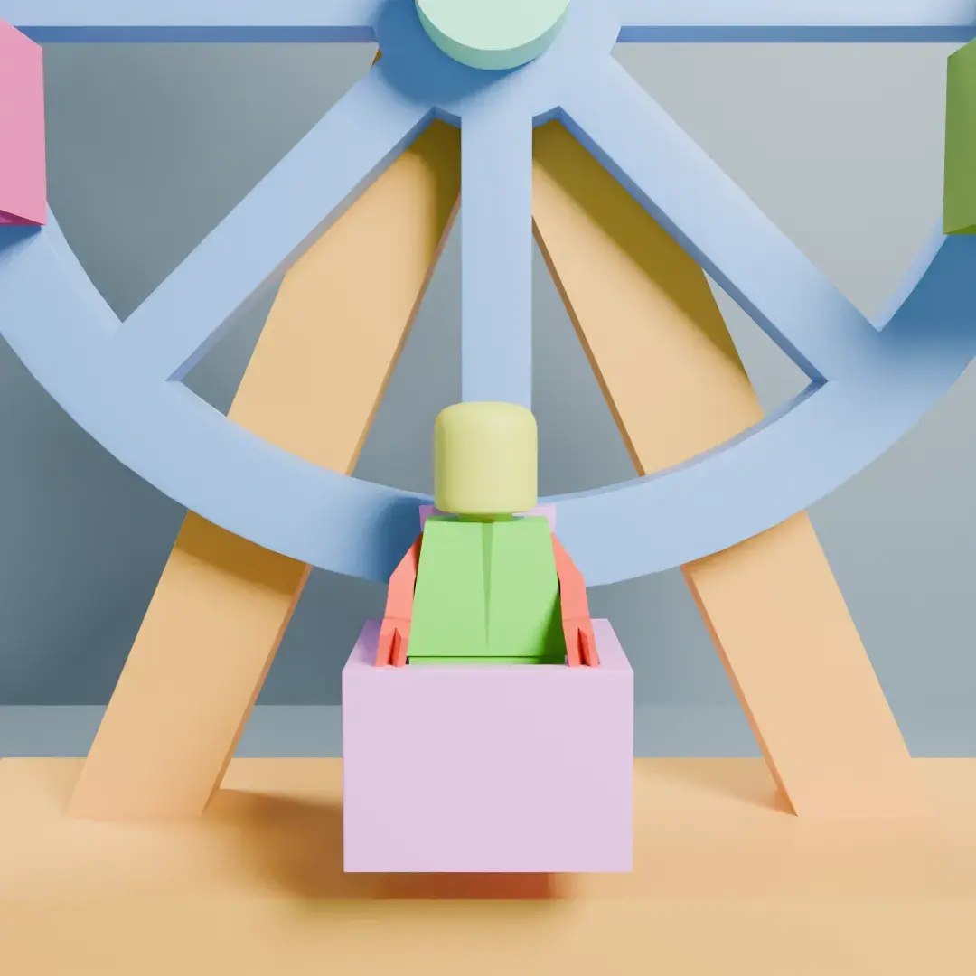Ferris Wheel - Compatible with lego figures