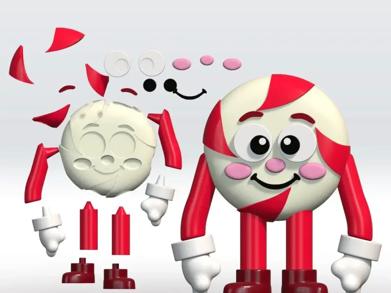 Los Candies steal a brainrot 3D Model STL Multipart Fanart