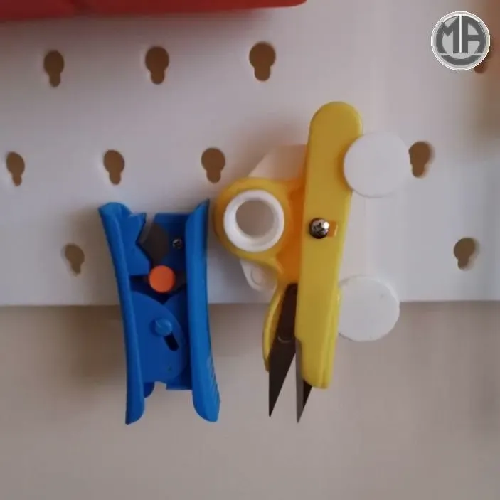 acessórios de armazenamento para parede (suporte para tesouras)