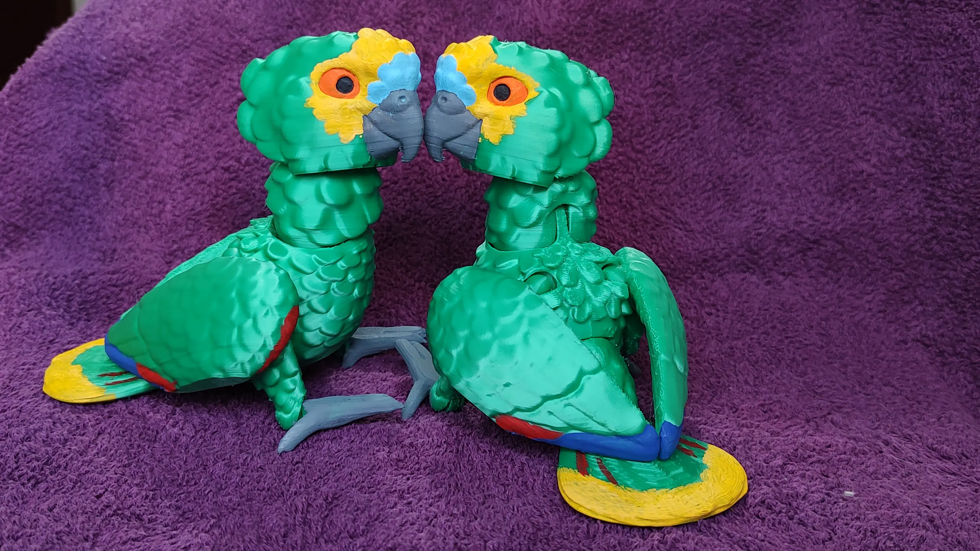 Amazon Parrot Articulated Figure