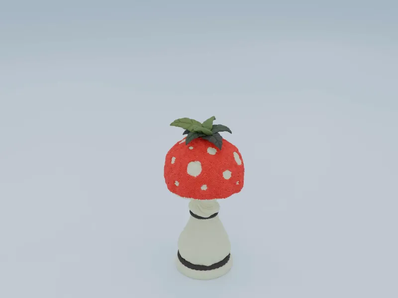 Échecs de la Forêt (Pion - Champignon Rouge)