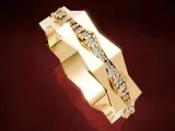 Rhombus geometric Diamond Ring-2