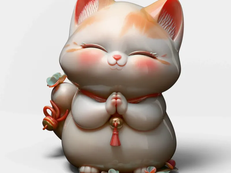 Cute Chinese Cat