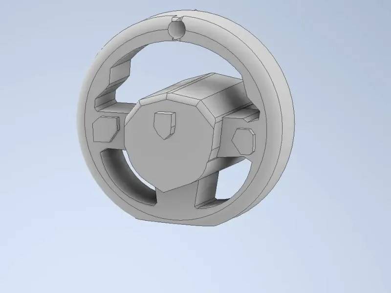 Lamborghini Aventador steering wheel keychain