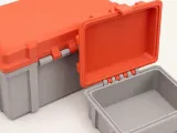 Parametric Hinged Storage Box with Snap-Fit Lid (Customizabl-0