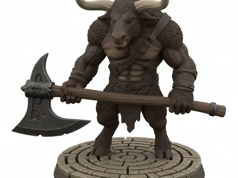 DyD Miniatures Minotaur 022