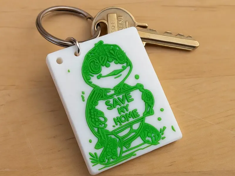Turtle Pet Key Chain