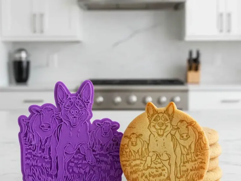 australian-cattle-dog-with-herd-cookie cutter