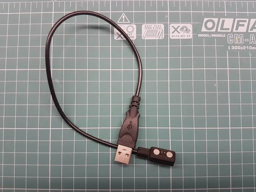 Pebble charging cable.