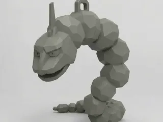 Low Poly Onix Keychain | #32