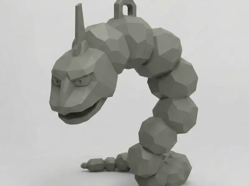 Low Poly Onix Keychain | #32