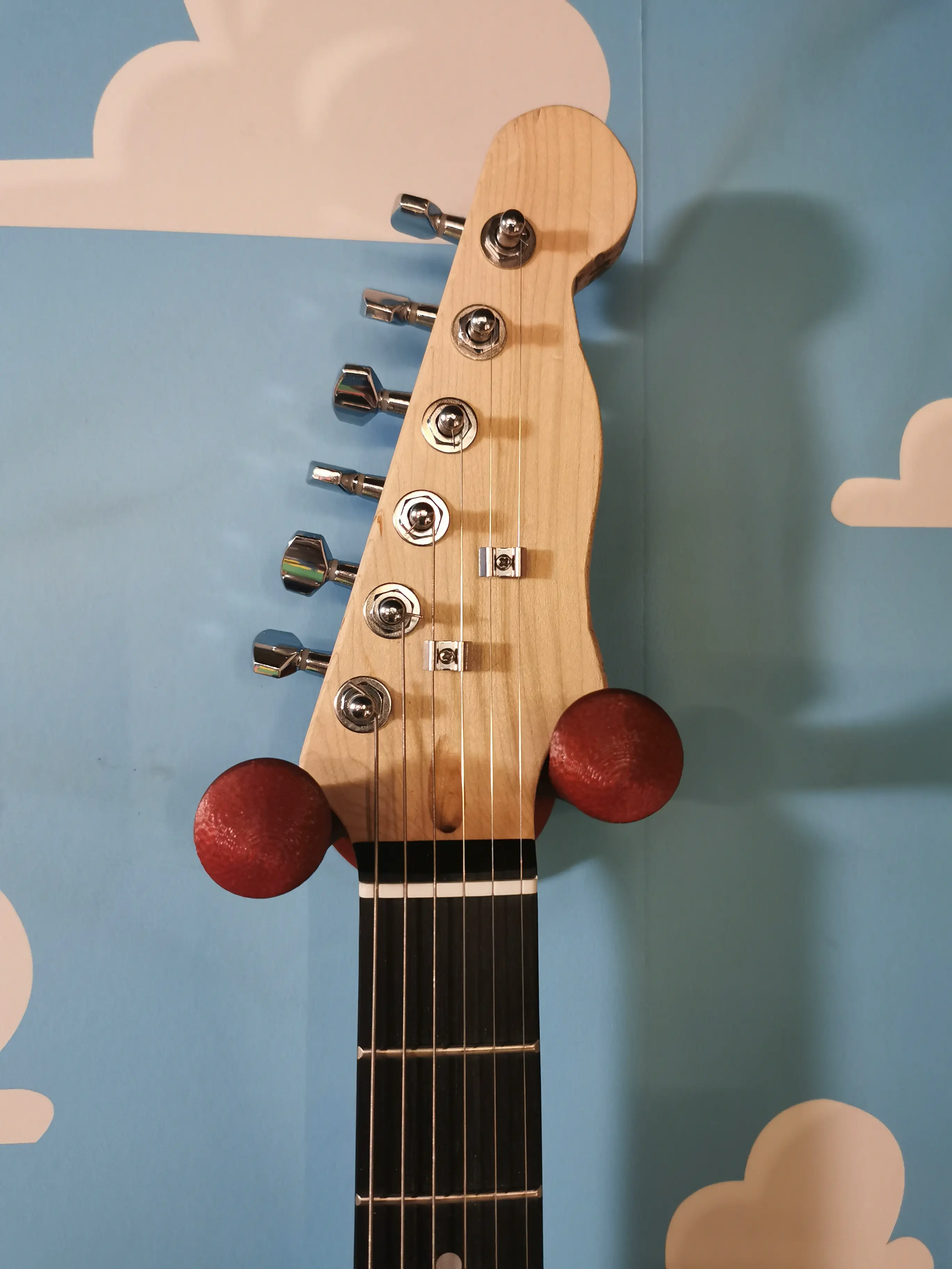 Colgador de pared autonivelante para guitarras y bajos