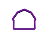 Barn cookie cutter-0