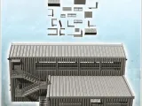 Large modern warehouse with exterior stairs and multiple acc-3