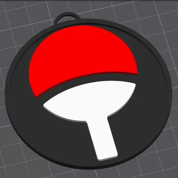 Uchiha Clan Emblem Keychain