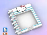 Post-It, Sticky Note Holder SPIRAL NOTEBOOK HELLO KITTY-2