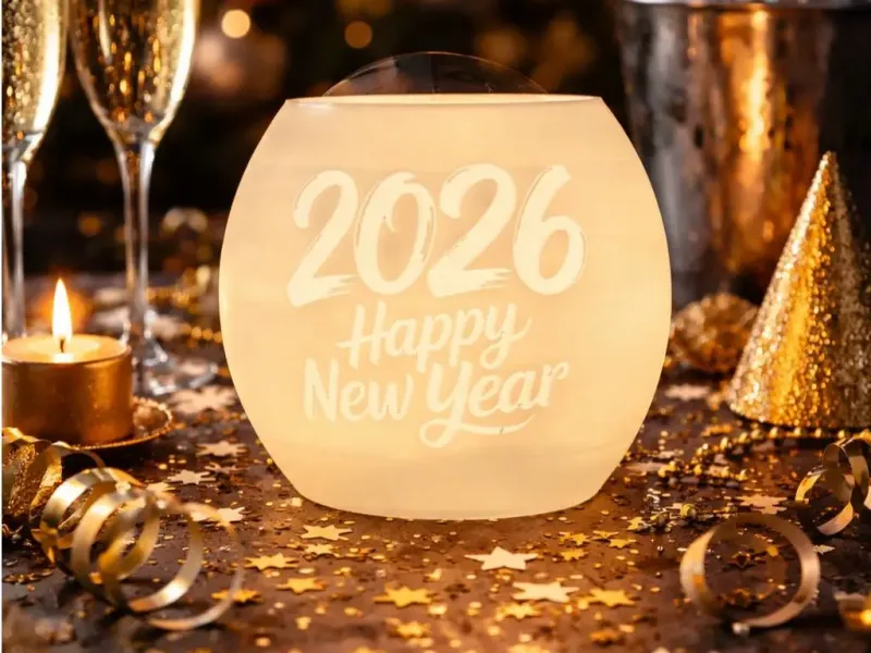 Happy New Year 2026 Tealight