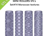 Moroccan Texture Rollers, Set 14-0