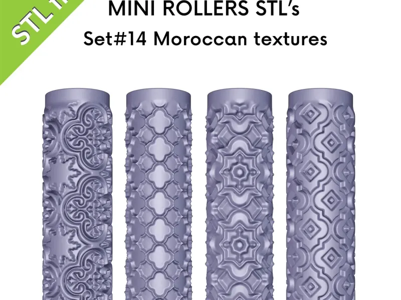Rulli per texture marocchini, Set 14