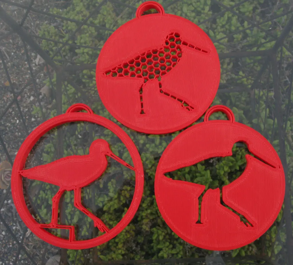  California Bird Ornaments