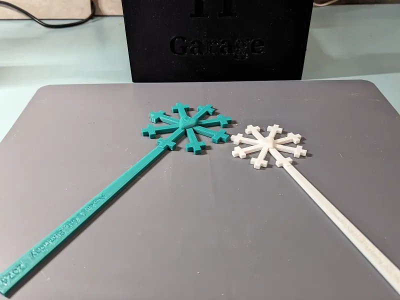 Bacchetta della principessa dei fiocchi di neve - Bomboniera per feste, costumi, feste di Frozen