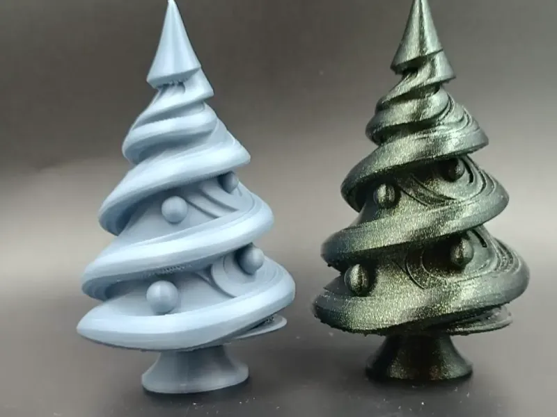 Spiral Holiday Magic - Artistic Christmas Trees