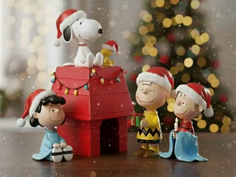 Diorama Navideño Charlie Brown/Snoopy