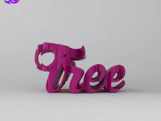 Text Flip - Tree