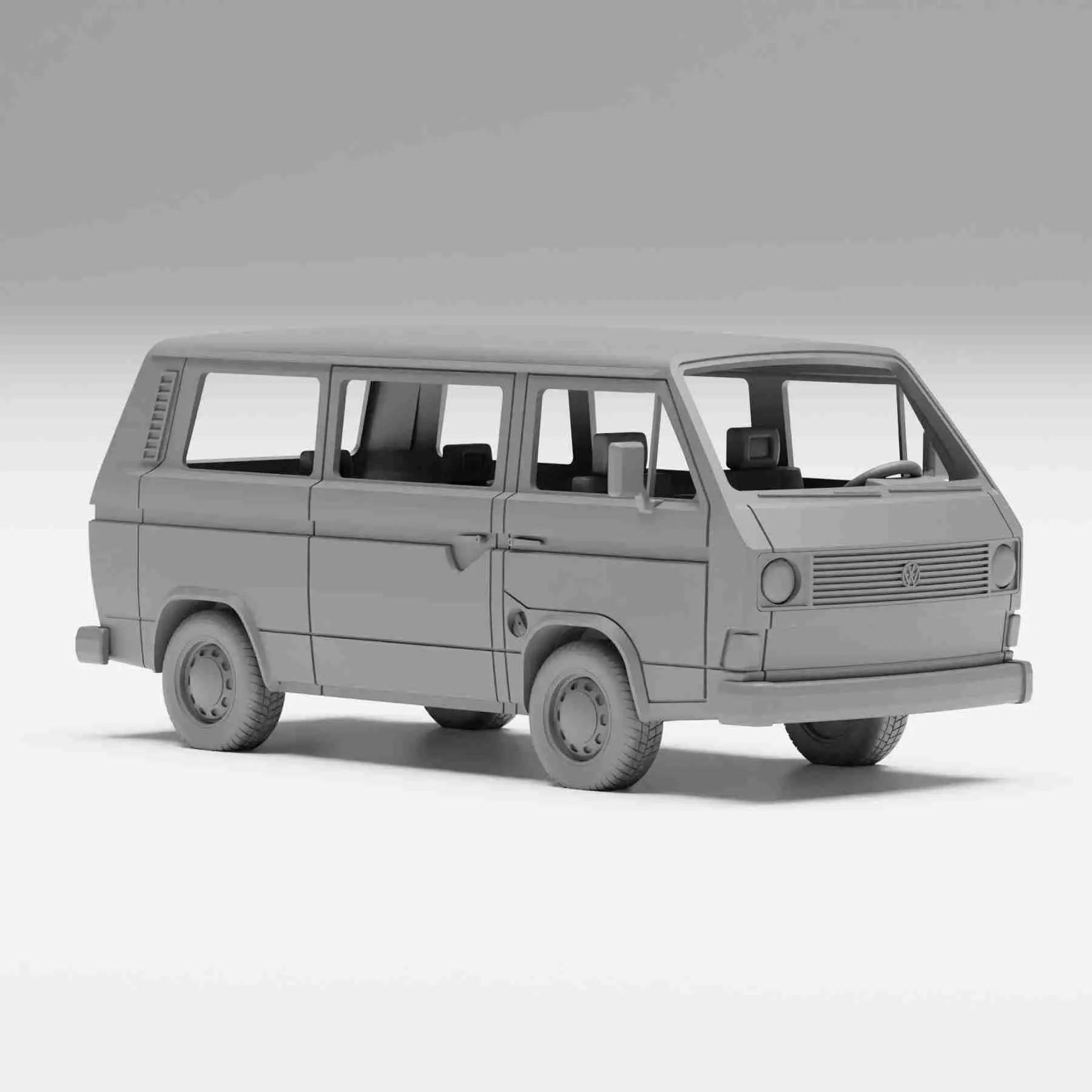 VW T3 - H0 scale van model kit