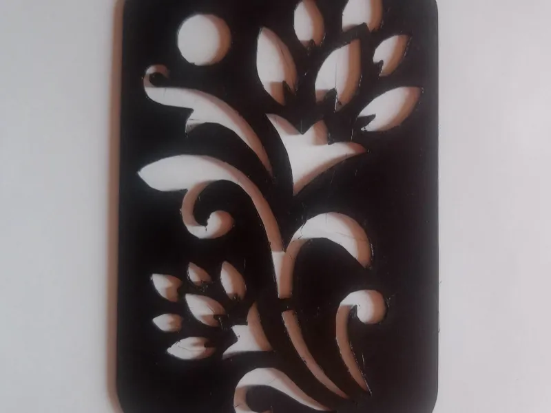 Stencil Decorative Flower 1