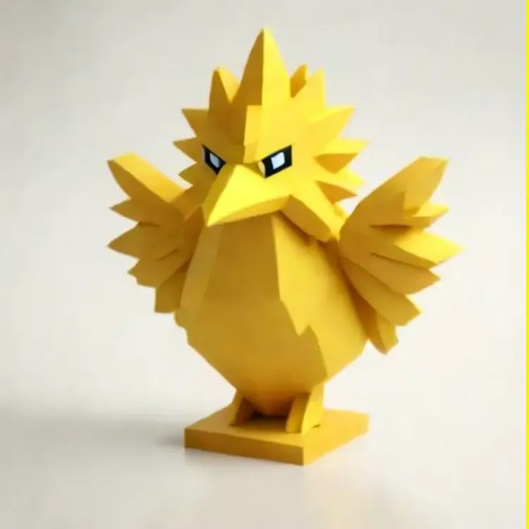 Zapdos (Pokemon) - Lowpoly
