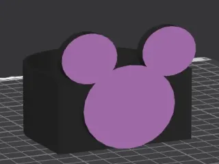 MRs Myers Hand Soap Holder With Mickey Logo