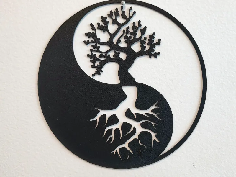 Jin-Jang tree wallart