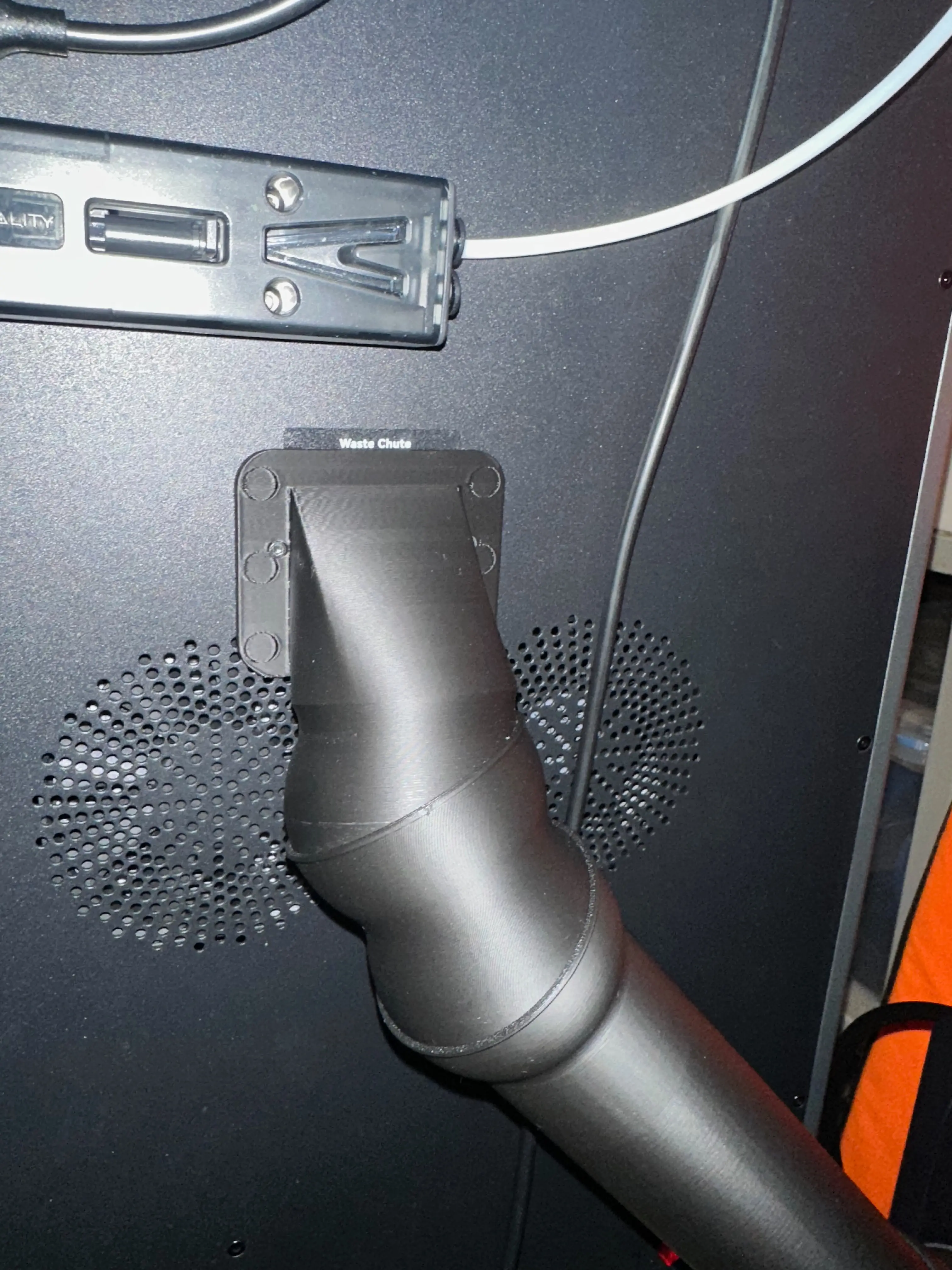 K2 Plus Poop Chute for Segmented Tube