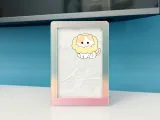 Rechargeable Touch-Control Tri-Color Night Light Double-Sided Photo Frame-1
