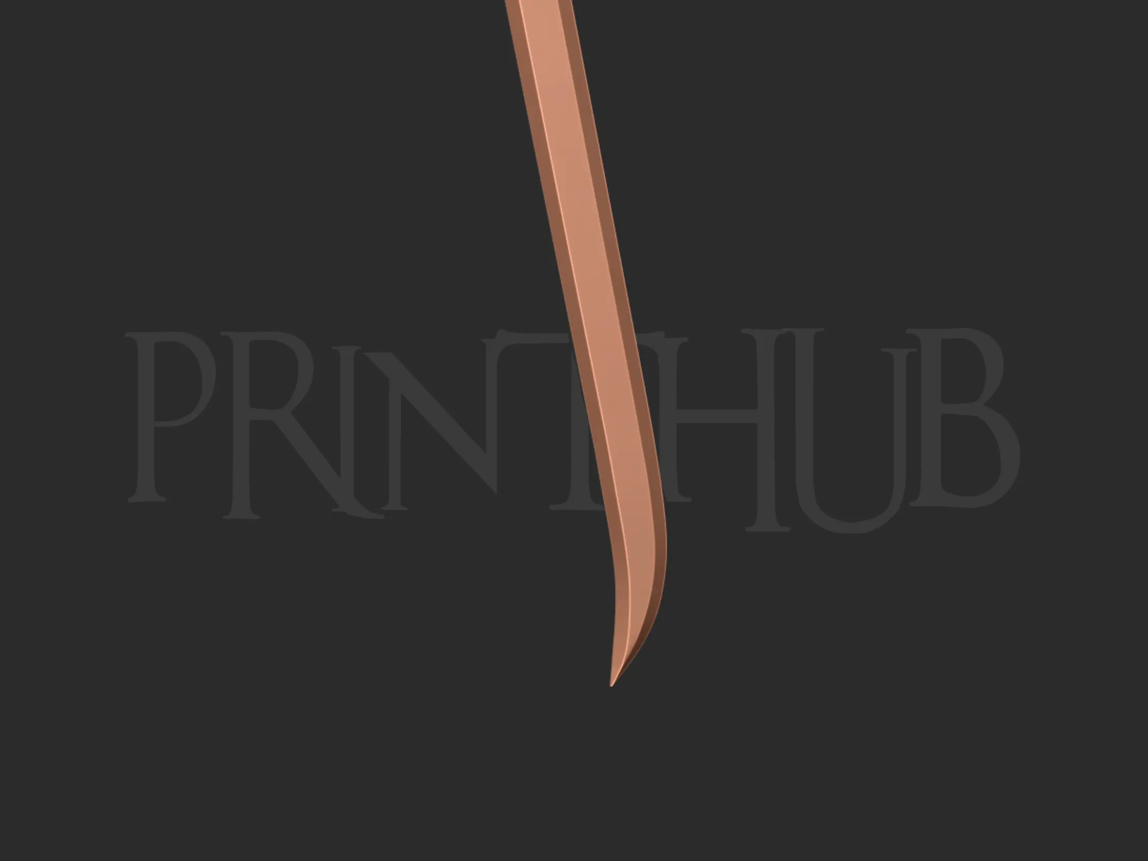 Yoru Dracule Mihawk Espada modelo de impresión 3d