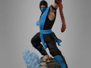SUB ZERO WARRIOR IN ACTION MORTAL KOMBAT