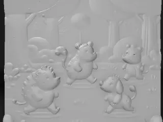 wild animal cartoons 2