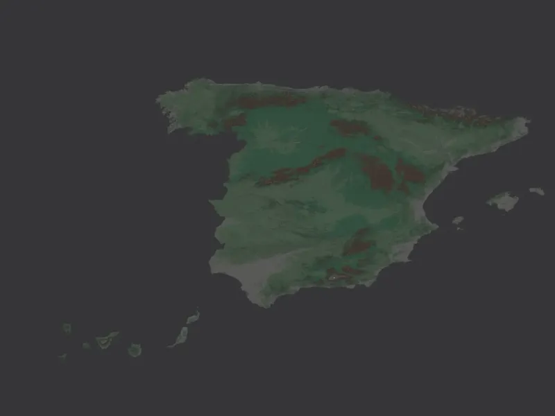 Provinces of Spain. 3D Map puzzle (50-piece)