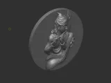 Krishna Flute Relief-1