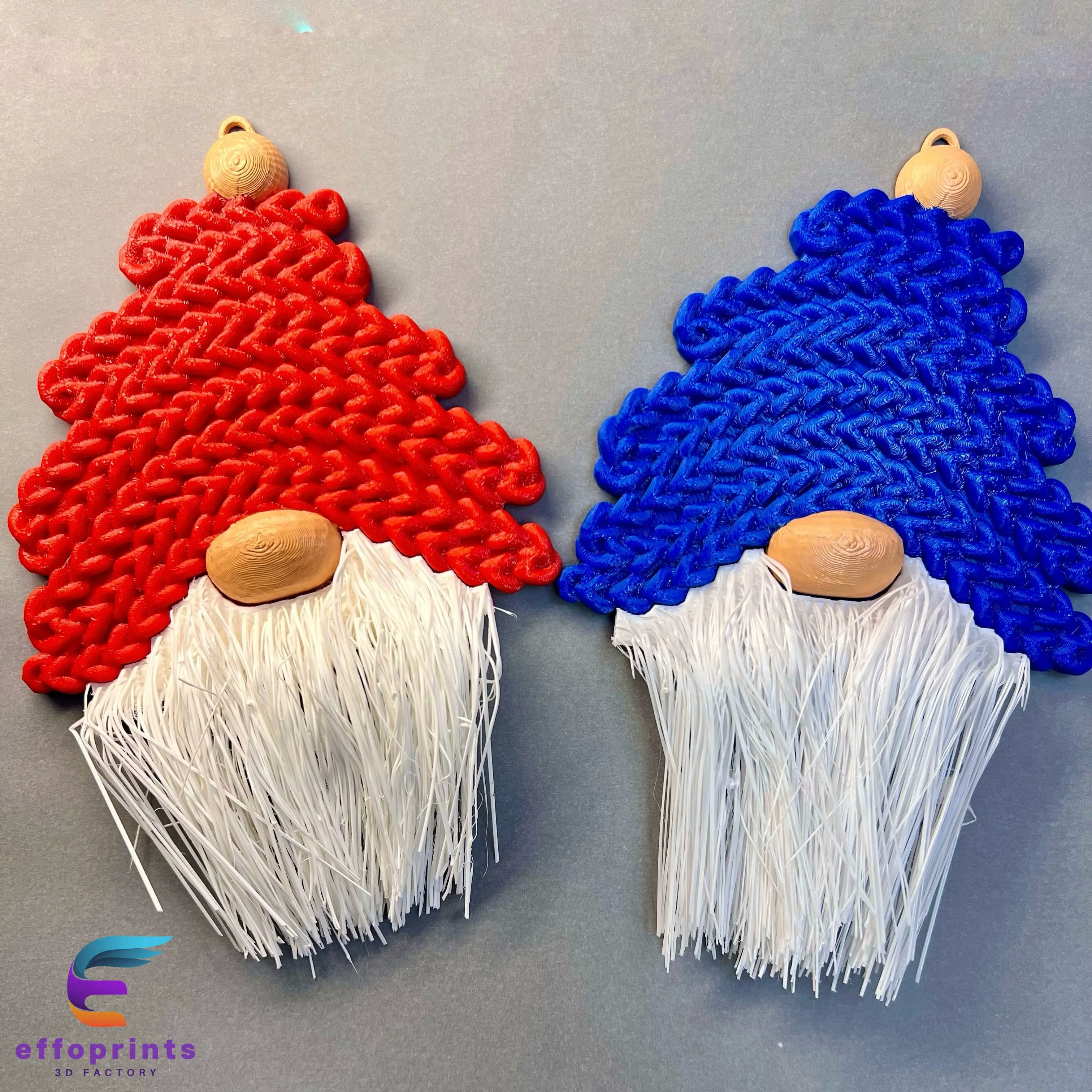 Crochet Hairy Gnome Christmas Decoration