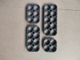 18650 Double Row Holder Set | Wire Channels (4-12 Cells)-1